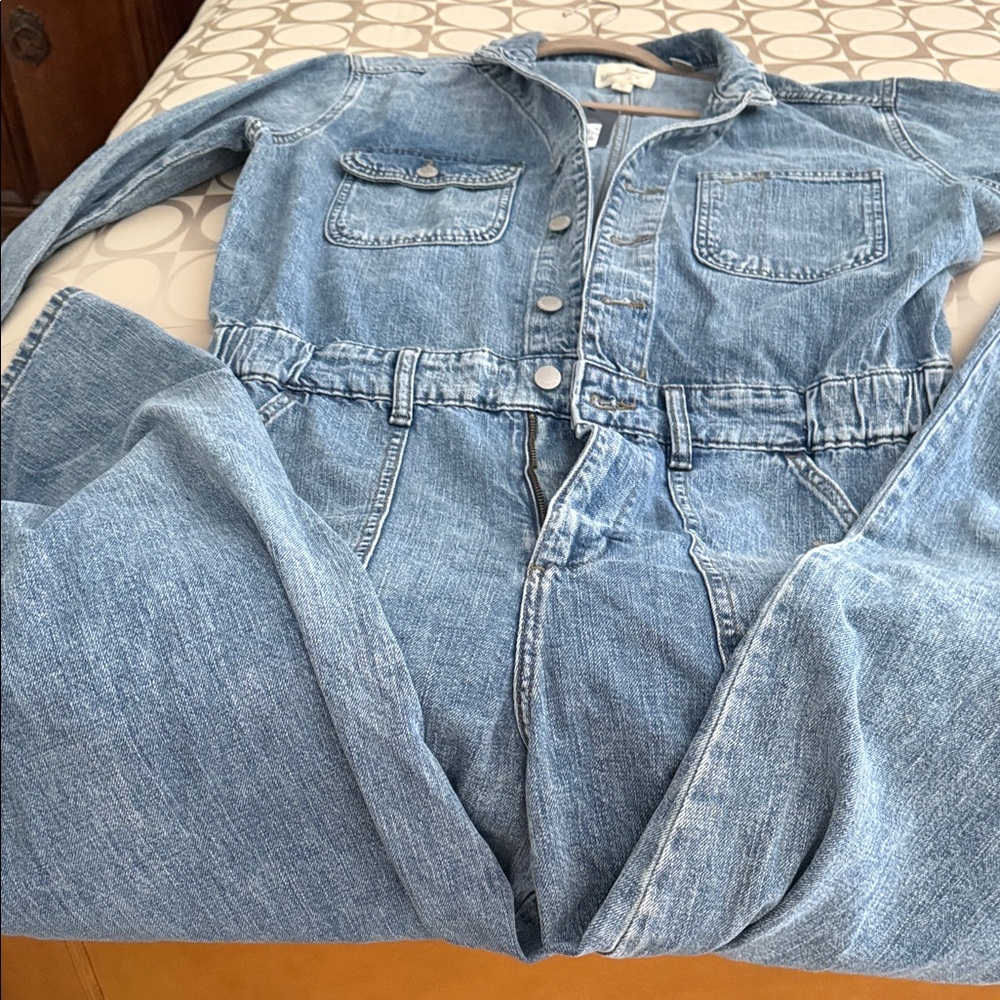 Universal Thread Blue Denim Jumpsuit